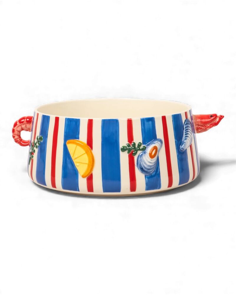 La La Land Beyond Seaview - Stoneware Prawn Pot