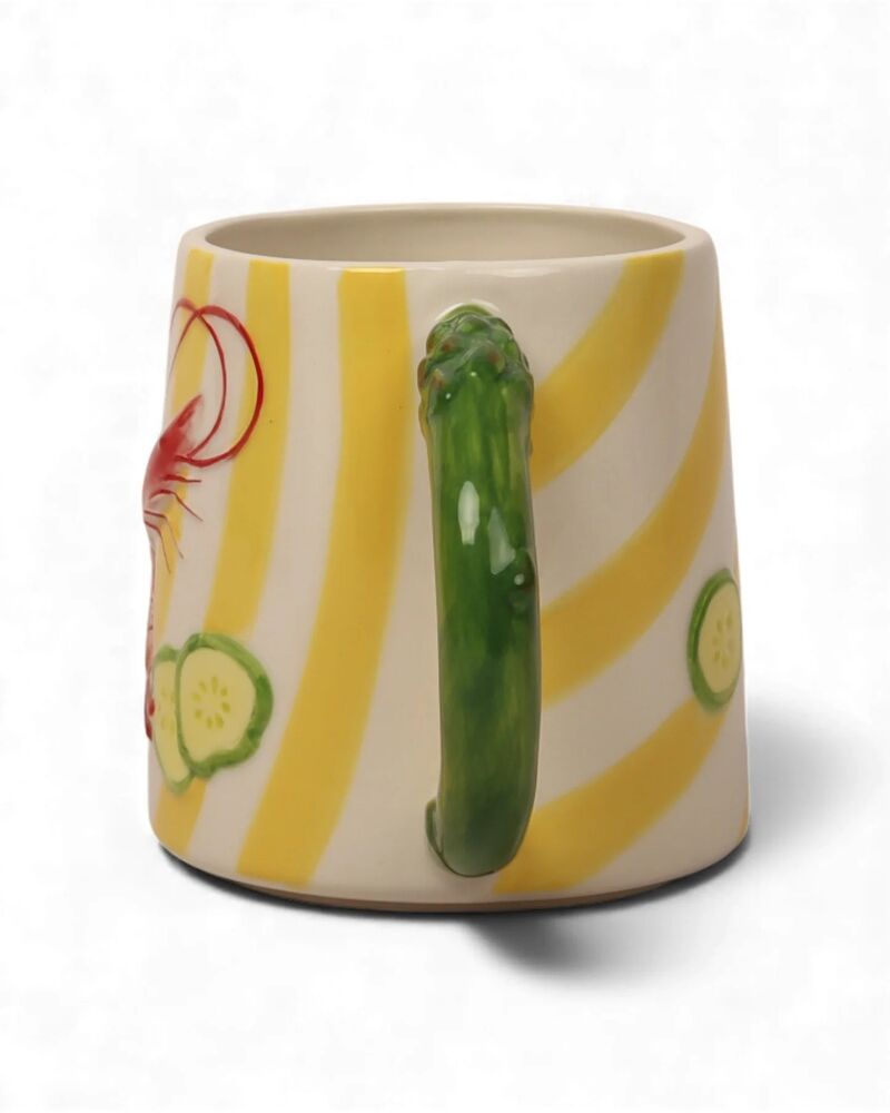 La La Land Beyond Seaview - Stoneware Asparagus Mug