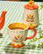 La La Land Beyond Retro Folk - Stoneware Hand Painted Mug