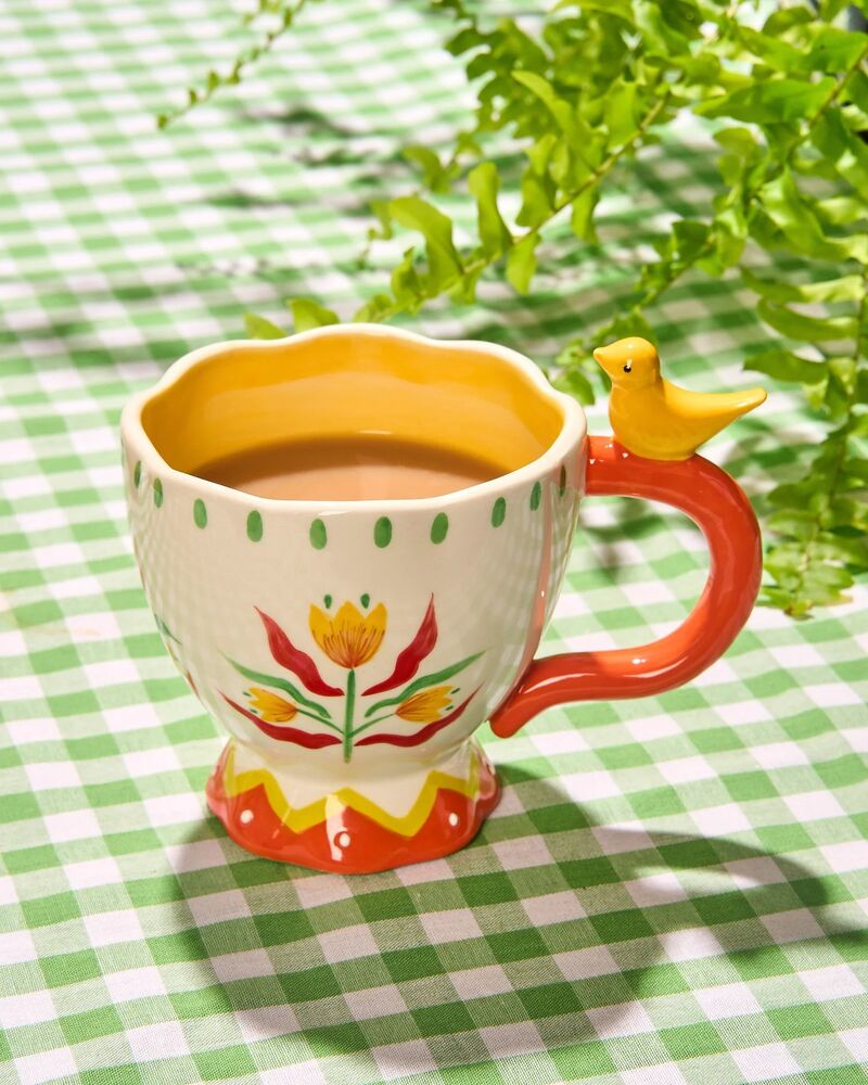 La La Land Beyond Retro Folk - Stoneware Hand Painted Mug
