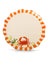 La La Land Beyond Seaview - Stoneware Crab Dinner Plate