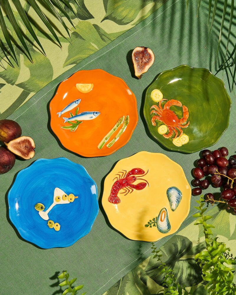 La La Land Beyond Seaview - Stoneware Lobster Plate