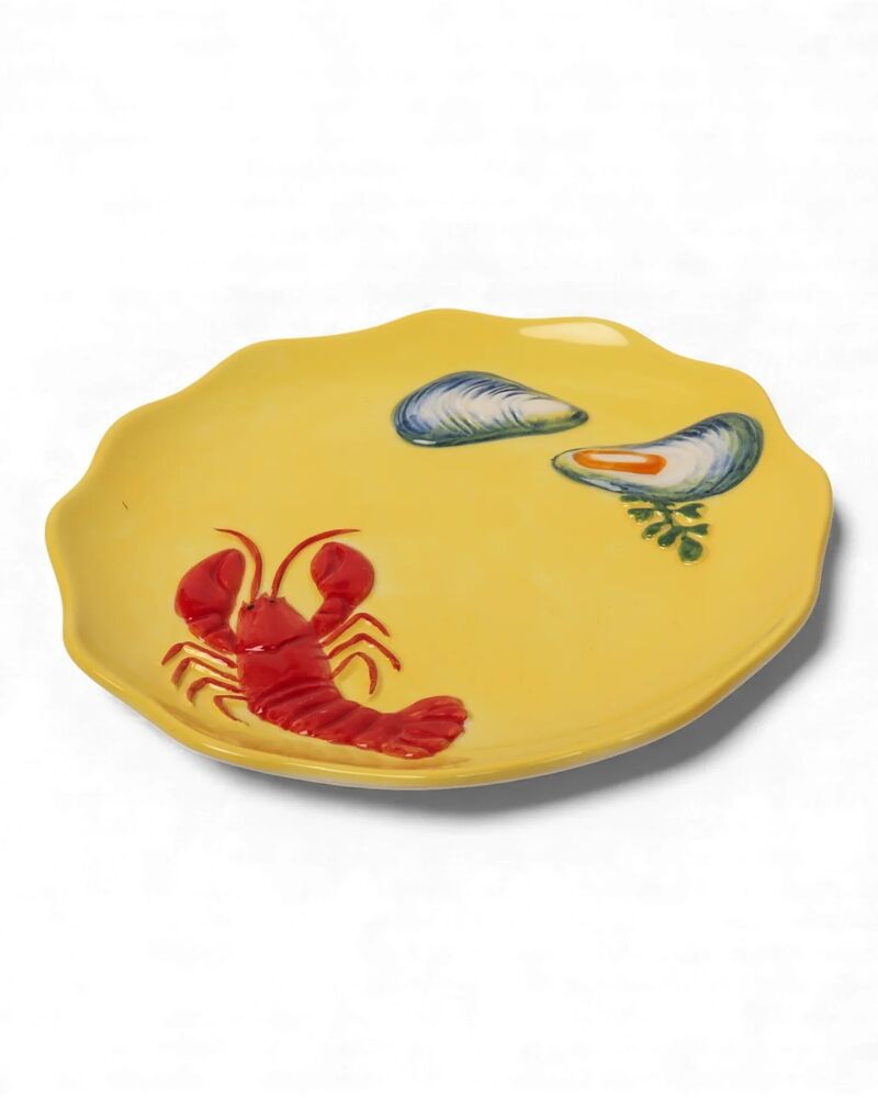 La La Land Beyond Seaview - Stoneware Lobster Plate