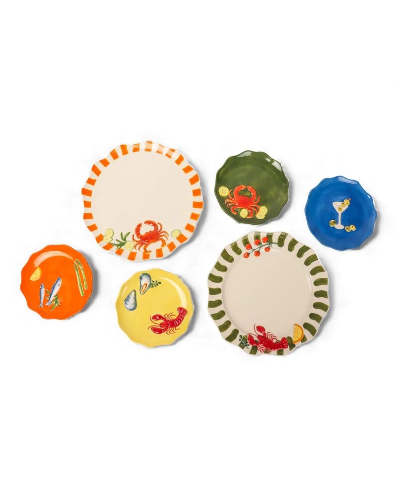 La La Land Beyond Seaview - Stoneware Crab Plate