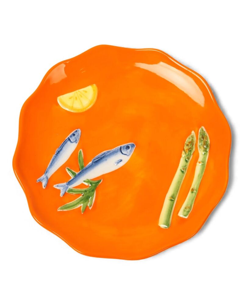 La La Land Beyond Seaview - Stoneware Sardines Plate