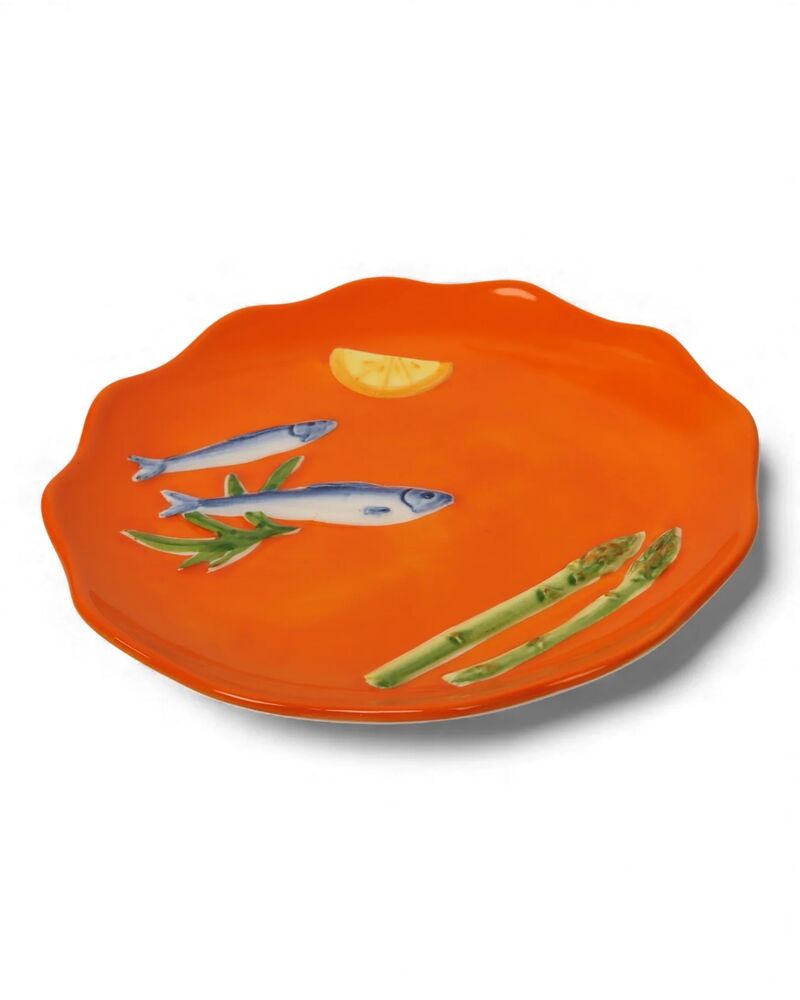 La La Land Beyond Seaview - Stoneware Sardines Plate