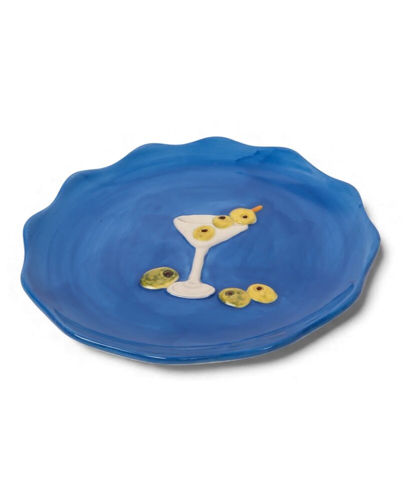 La La Land Beyond Seaview - Stoneware Cocktail Plate