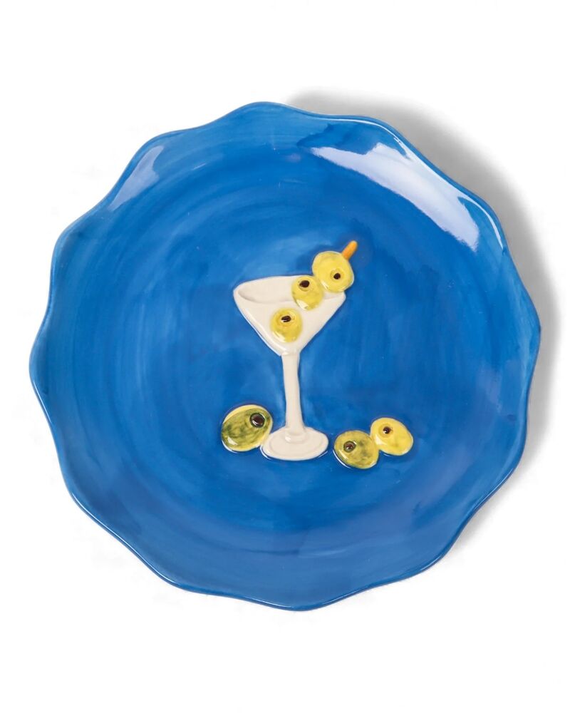 La La Land Beyond Seaview - Stoneware Cocktail Plate
