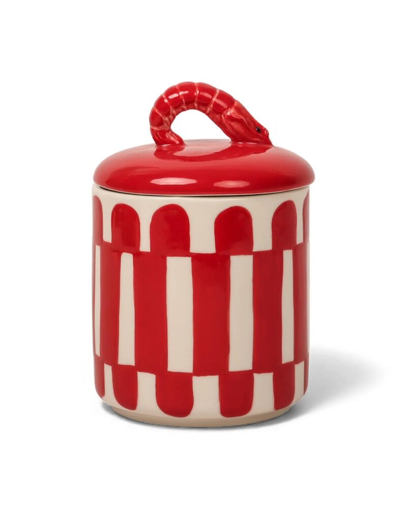 La La Land Beyond Seaview - Stoneware Prawn Canister