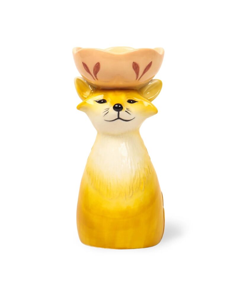 La La Land Beyond Retro Folk - Stoneware Foxy Vase