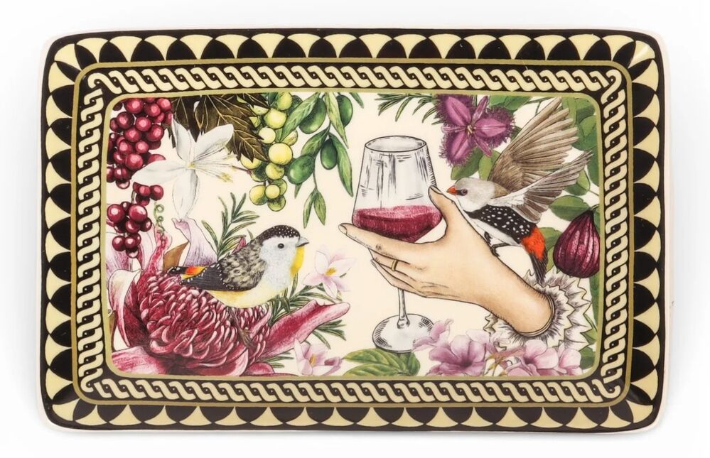 La La Land Vineyard Visions - Rectangle Trinket Tray