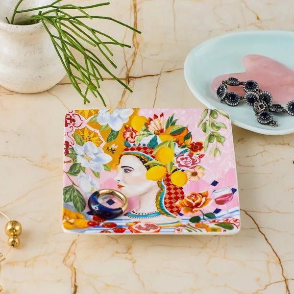 La La Land Italian Summer - Square Trinket Tray