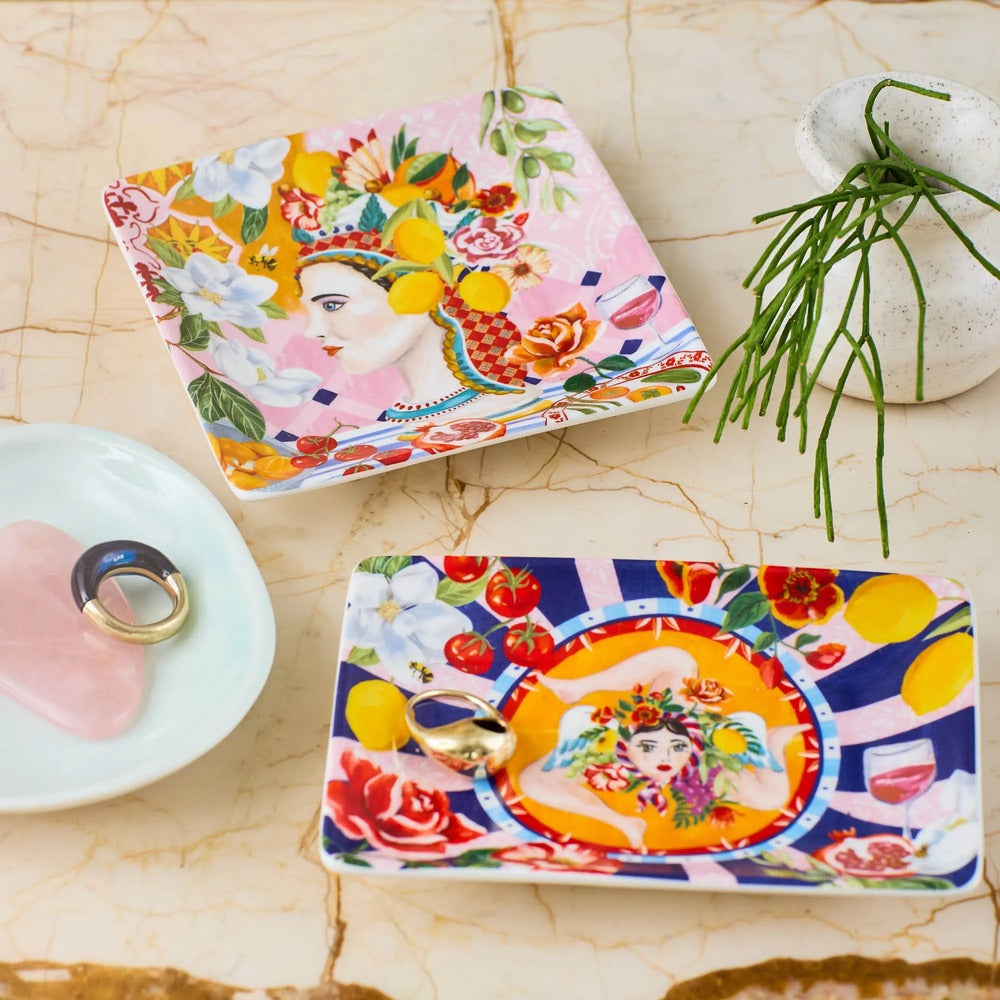 La La Land Italian Summer - Square Trinket Tray