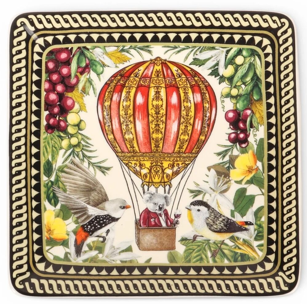 La La Land Vineyard Visions - Square Trinket Tray