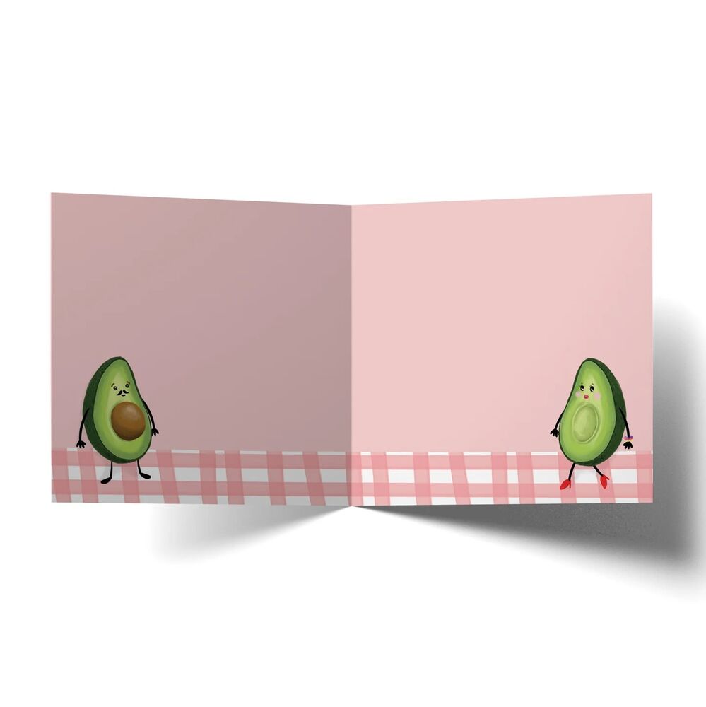 La La Land Greeting Card - Other Half Avocado