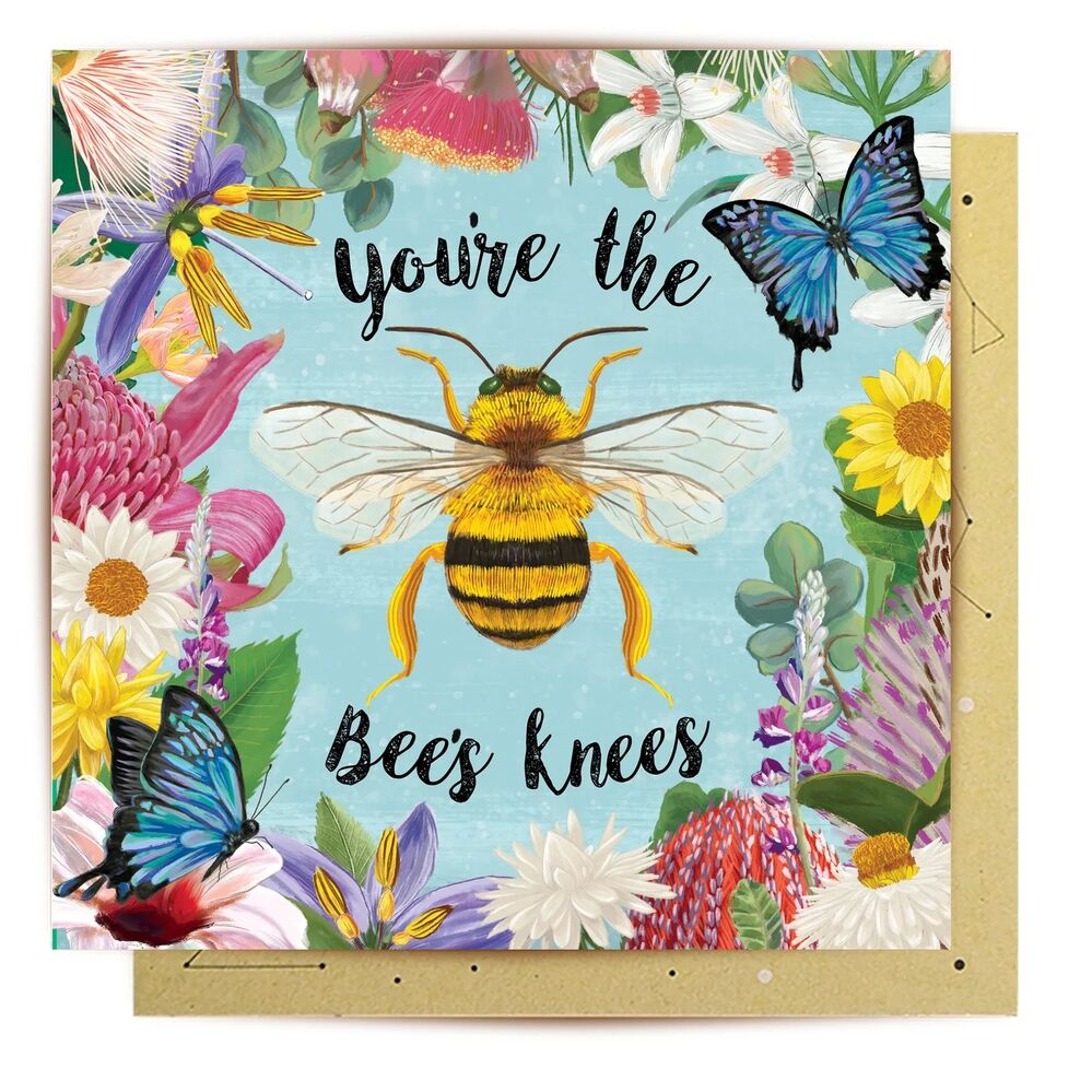 La La Land Greeting Card - Enchanted Garden Bee
