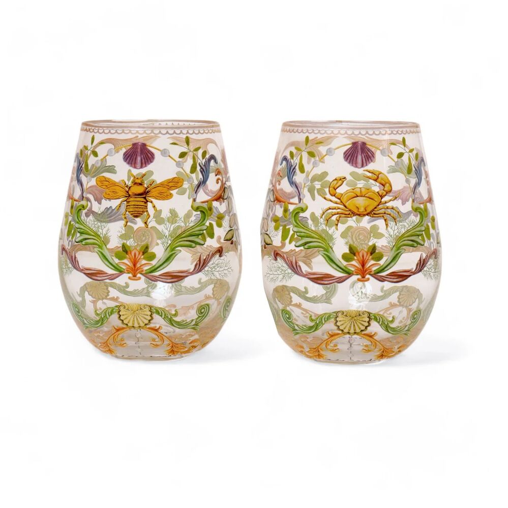 La La Land Majestic Coast - Large Glass Tumblers