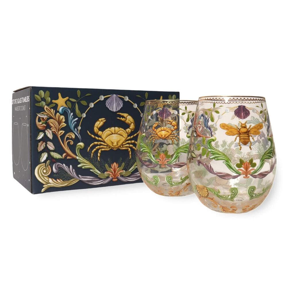 La La Land Majestic Coast - Large Glass Tumblers