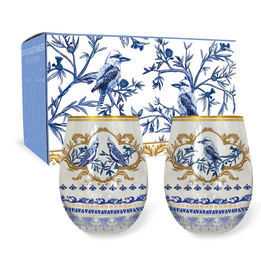 La La Land Pieces Of Poetry - Large Glass Tumblers