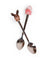 La La Land - Aussie Cuties Pink Galah & Kangaroo Resin Spoons
