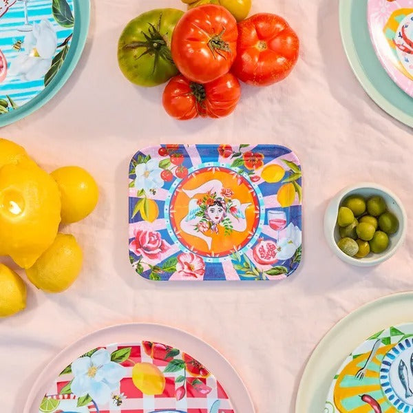 La La Land Italian Summer - Mini Melamine Tray