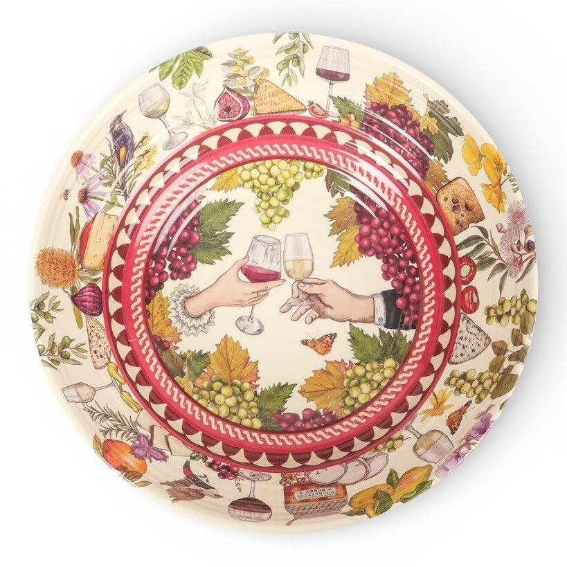 La La Land Vineyard Visions - Melamine Salad Bowl