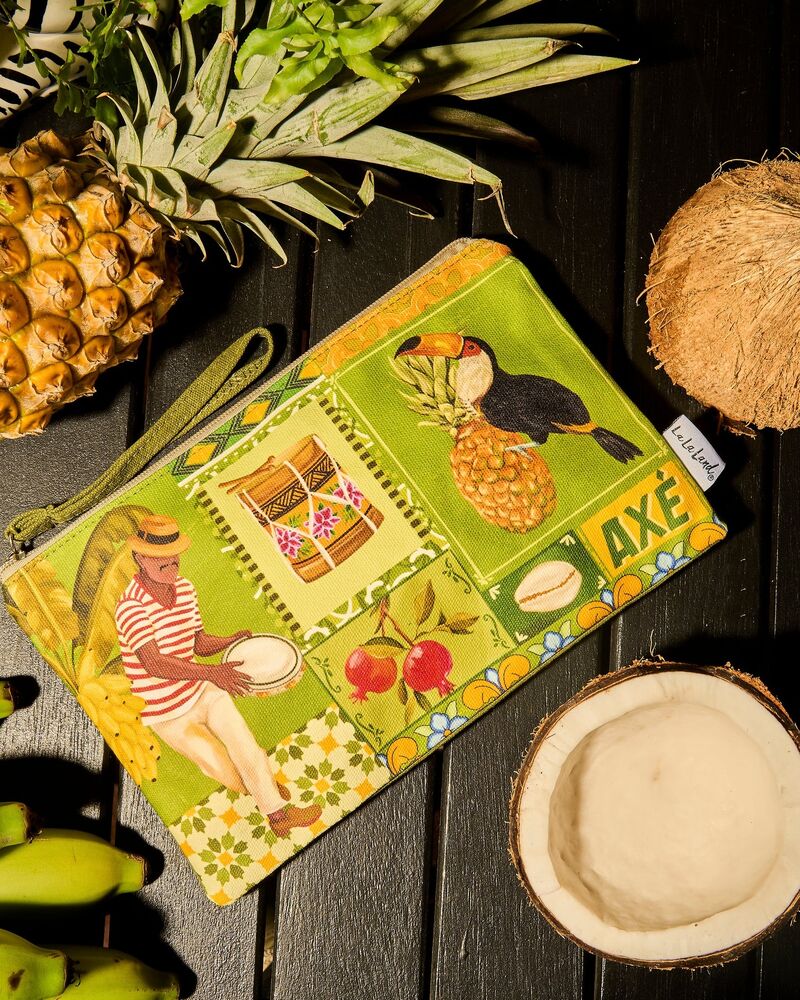 La La Land Brazilian Summer - Clutch Purse Grid