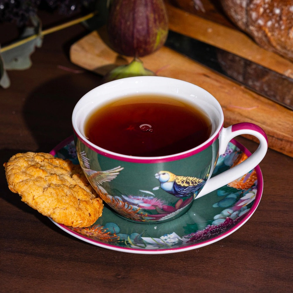 La La Land Bush Blooms - Tea Cup and Saucer