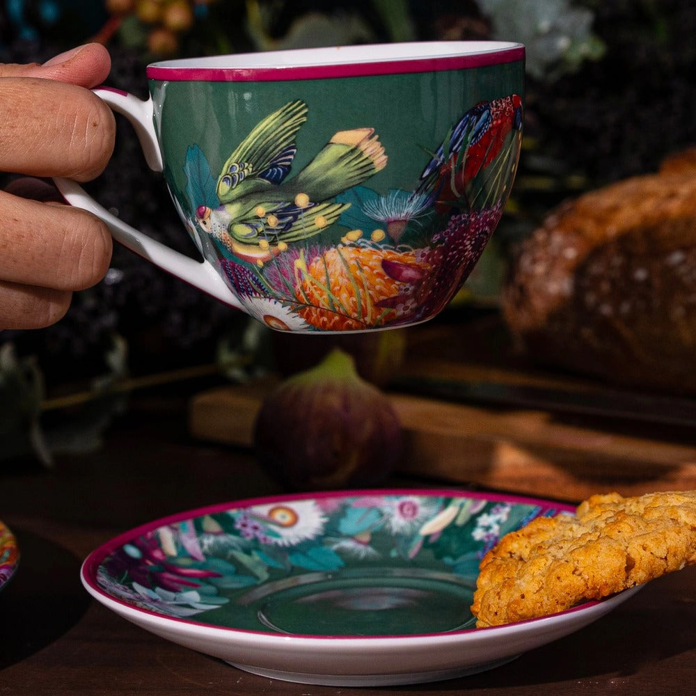 La La Land Bush Blooms - Tea Cup and Saucer
