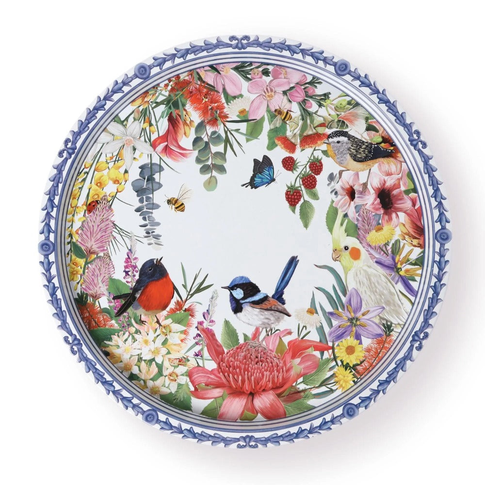 La La Land Enchanted Garden - Tin Celebrations Tray Birds