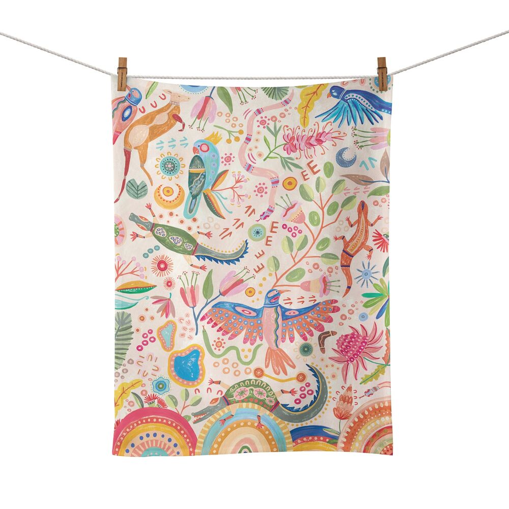 La La Land Bush Party - Tea Towel