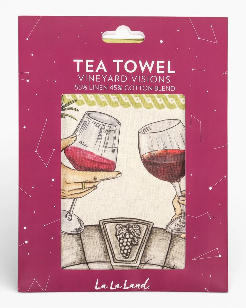 La La Land Vineyard Visions - Tea Towel