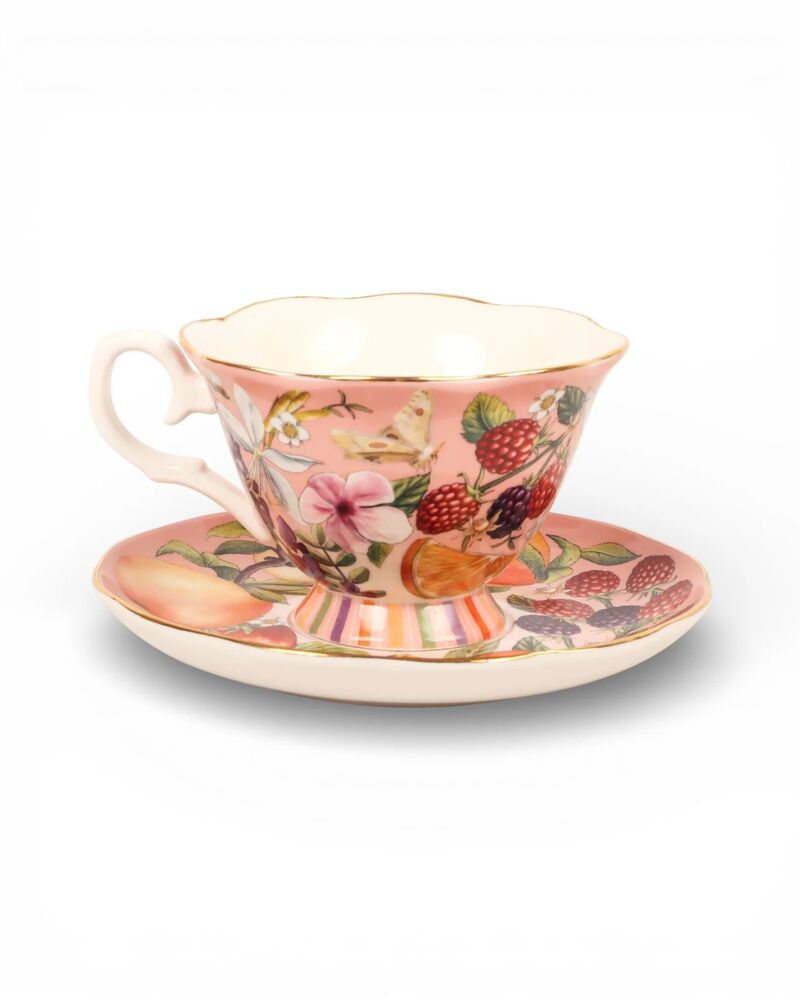 La La Land Bountiful Harvest - Tea Cup & Saucer