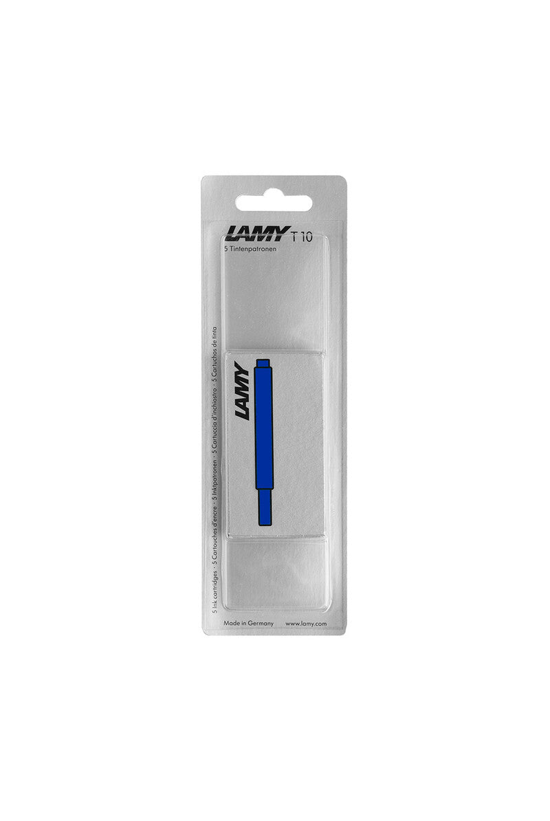 LAMY Refill - T10 Fountain Pen Ink Cartridges - 5 Pack Blue