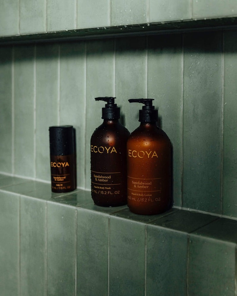 Ecoya Hand & Body Lotion - Sandalwood & Amber