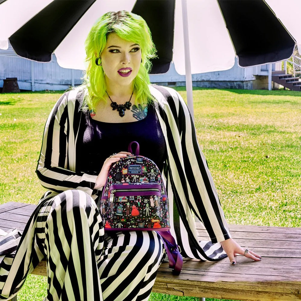 Loungefly Beetlejuice - Icons Mini Backpack