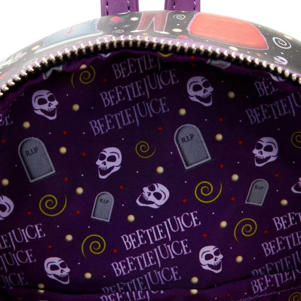 Loungefly Beetlejuice - Icons Mini Backpack