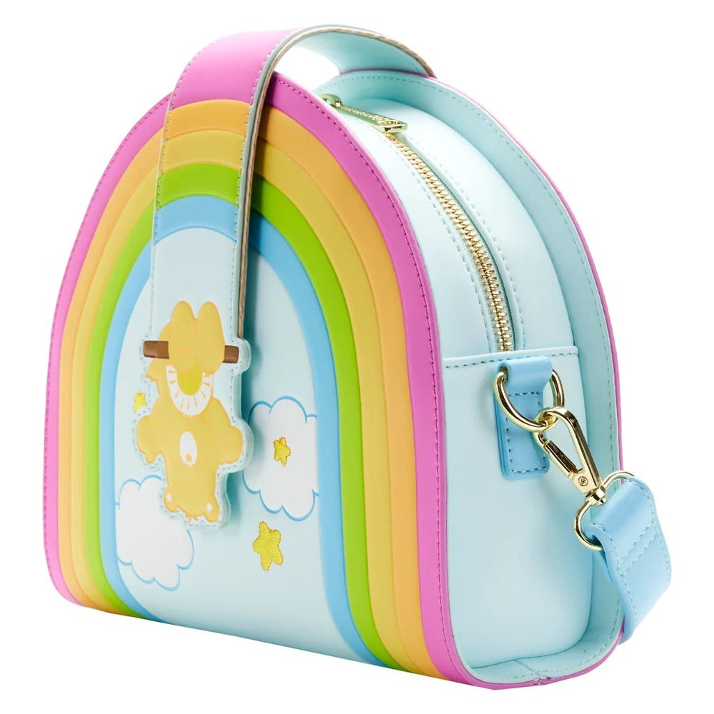 Loungefly Care Bears - Funshine Bear Rainbow Swing Crossbody Bag
