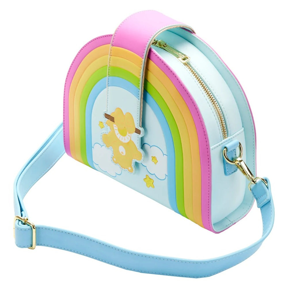 Loungefly Care Bears - Funshine Bear Rainbow Swing Crossbody Bag