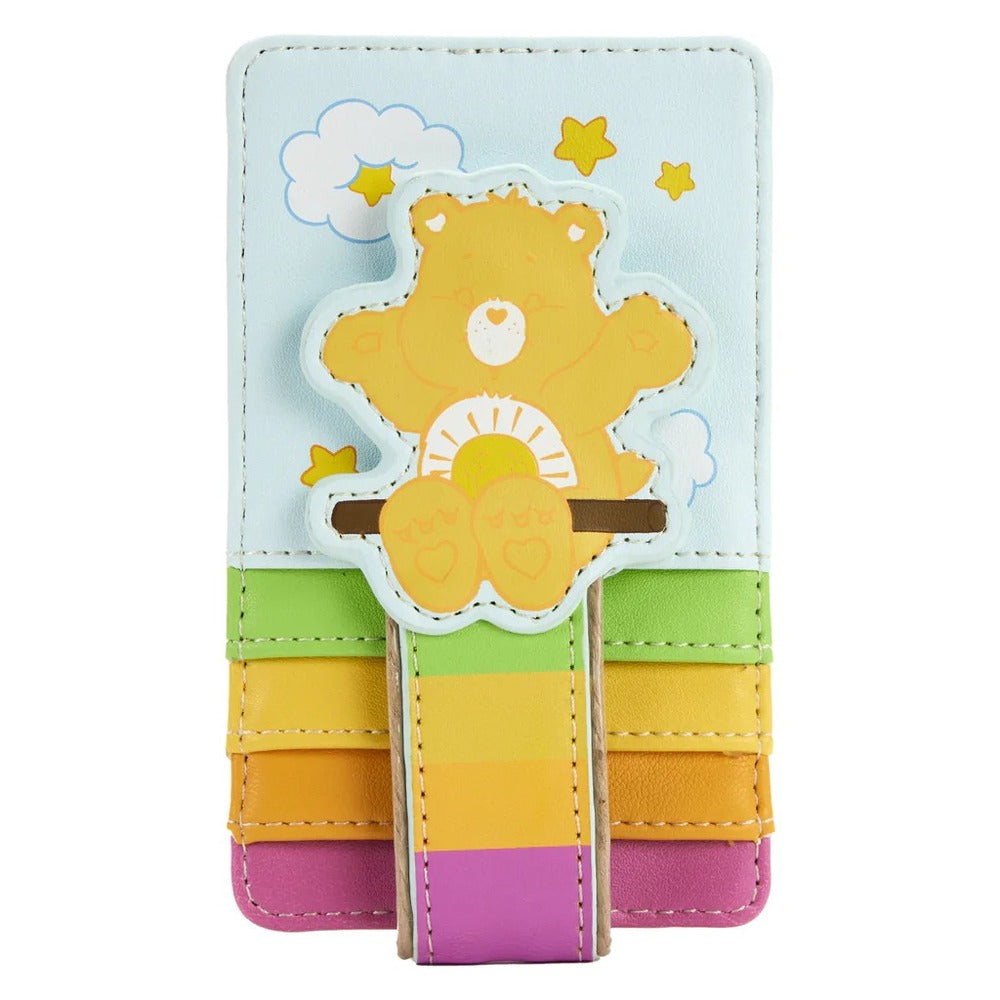 Loungefly Care Bears - Funshine Bear Rainbow Swing Card Holder