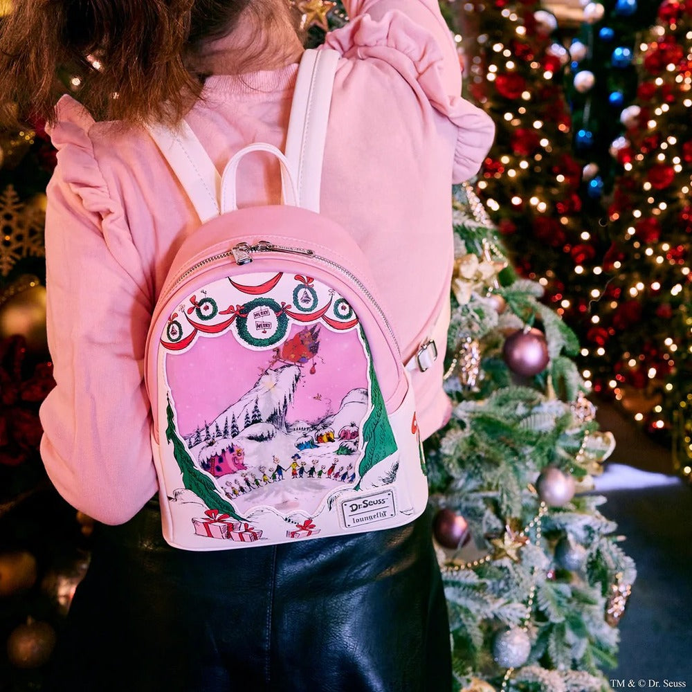 Loungefly Dr Seuss The Grinch - Sleigh Scene Mini Backpack