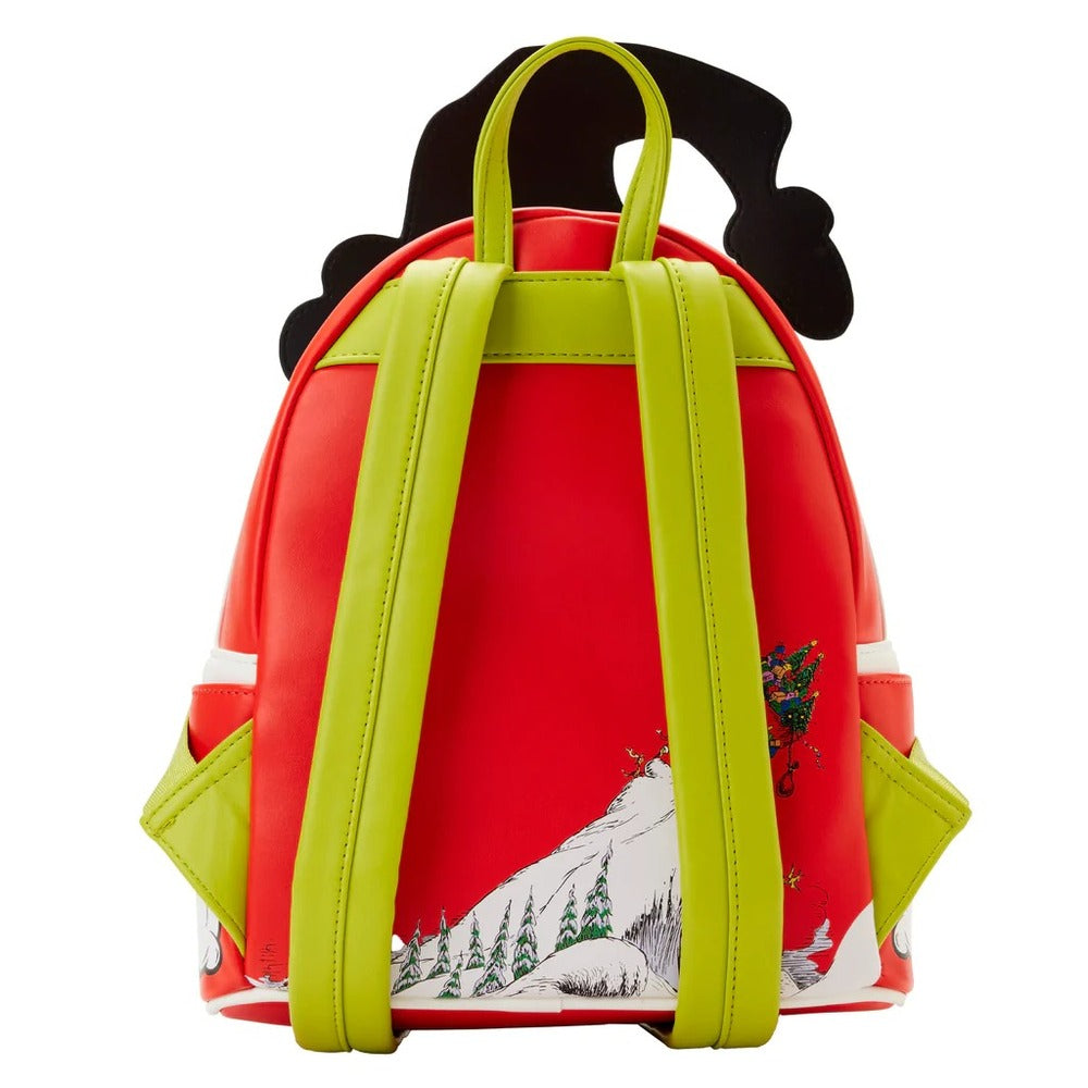Loungefly Dr Seuss The Grinch - Heart Size Mini Backpack