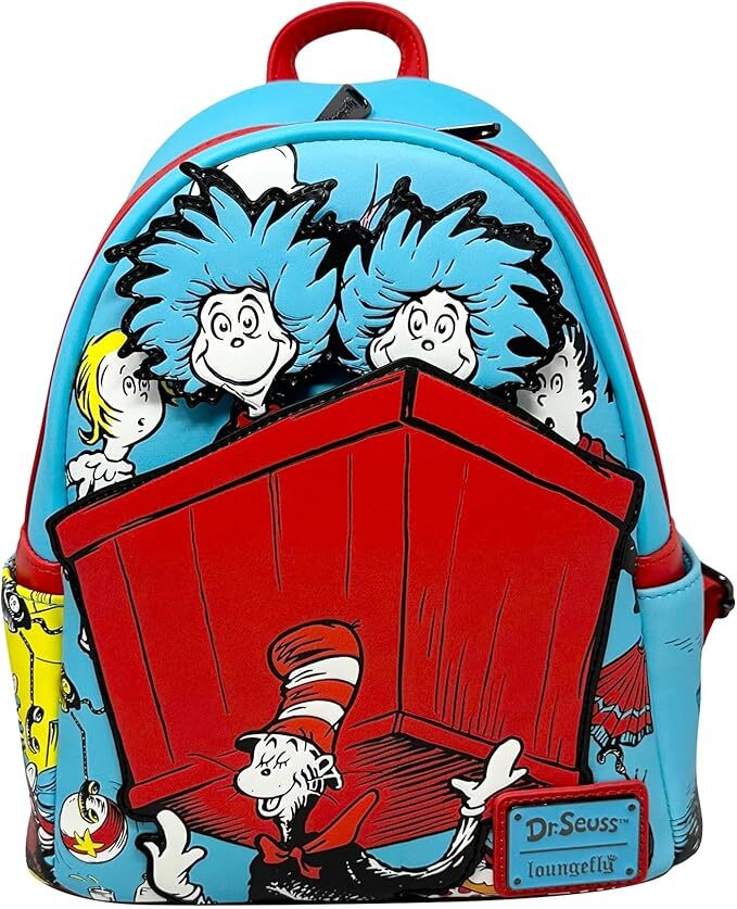 Loungefly Dr Seuss - Thing 1 & 2 Box US Exclusive Mini Backpack