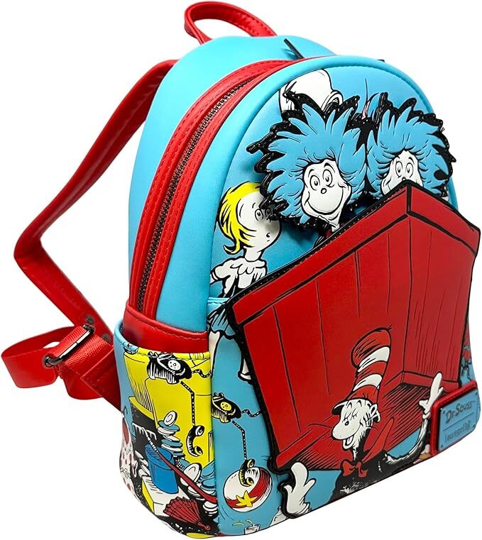 Loungefly Dr Seuss - Thing 1 & 2 Box US Exclusive Mini Backpack
