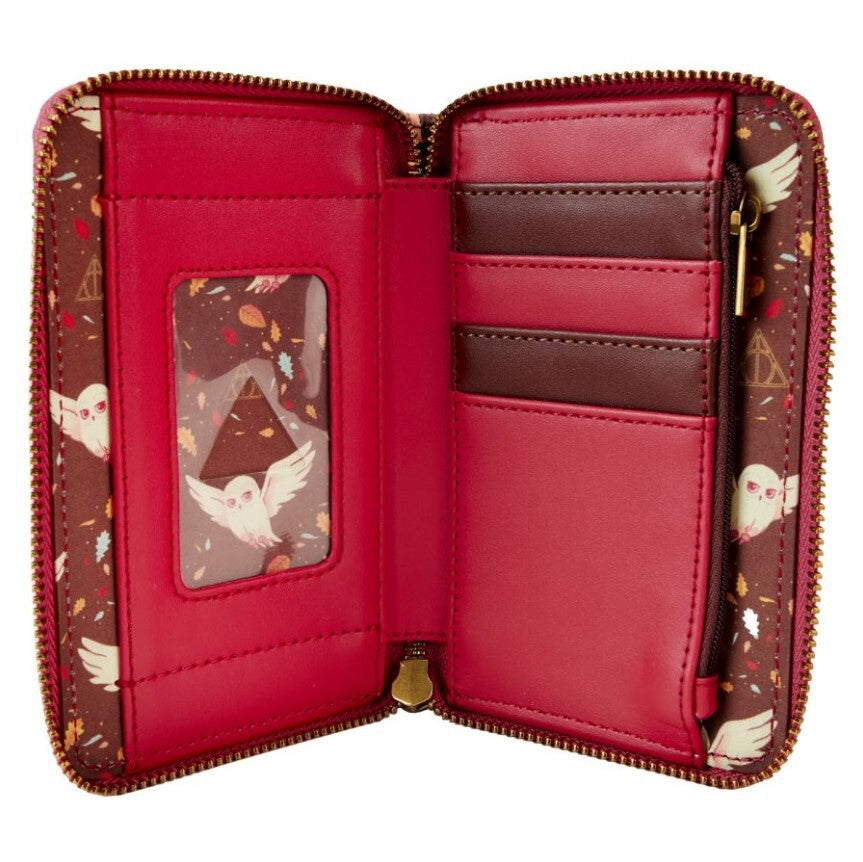 Loungefly Harry Potter - Hogwarts Fall Zip Around Wallet