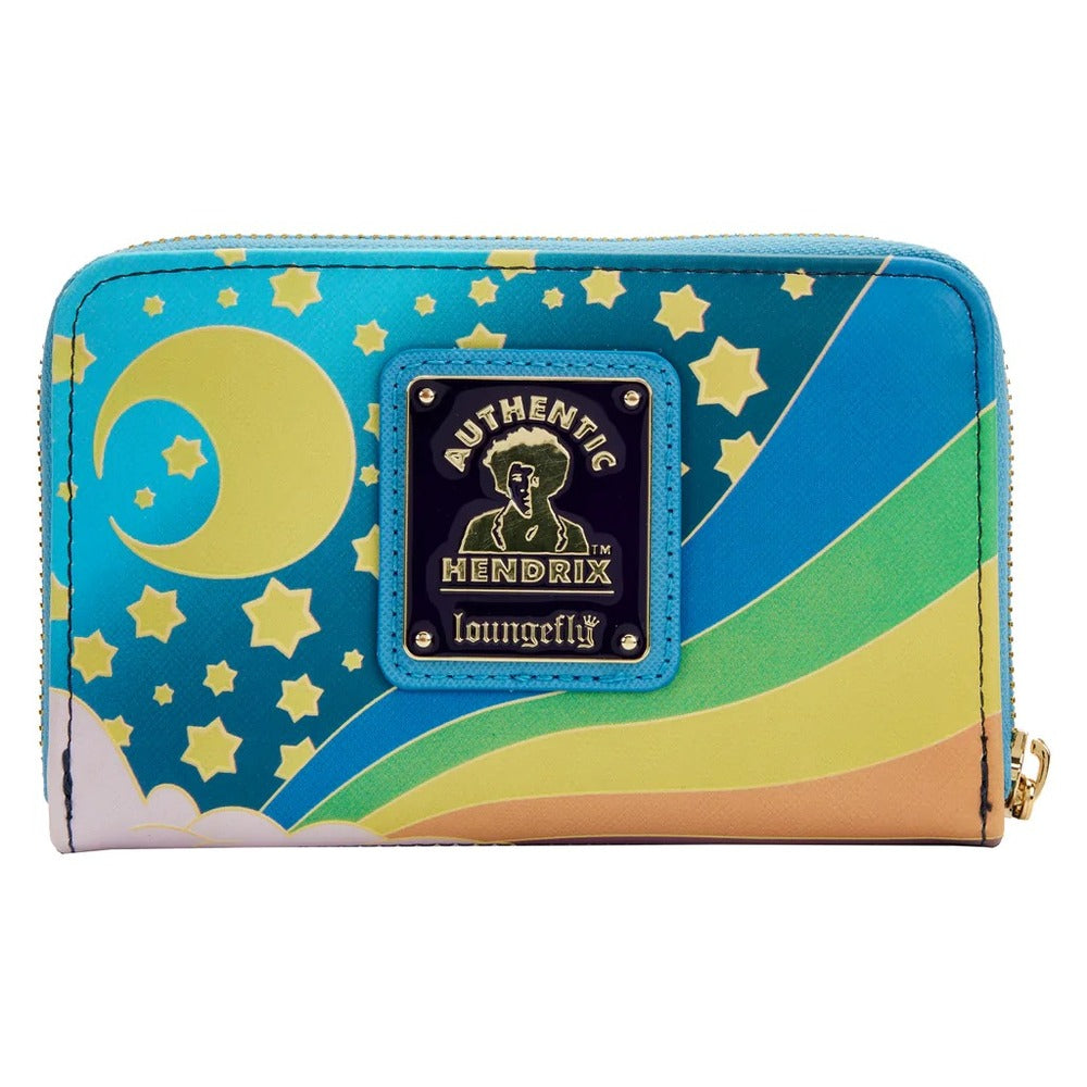 Loungefly Jimi Hendrix - Psychadelic Landscape Glow Wallet