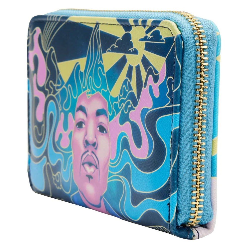 Loungefly Jimi Hendrix - Psychadelic Landscape Glow Wallet
