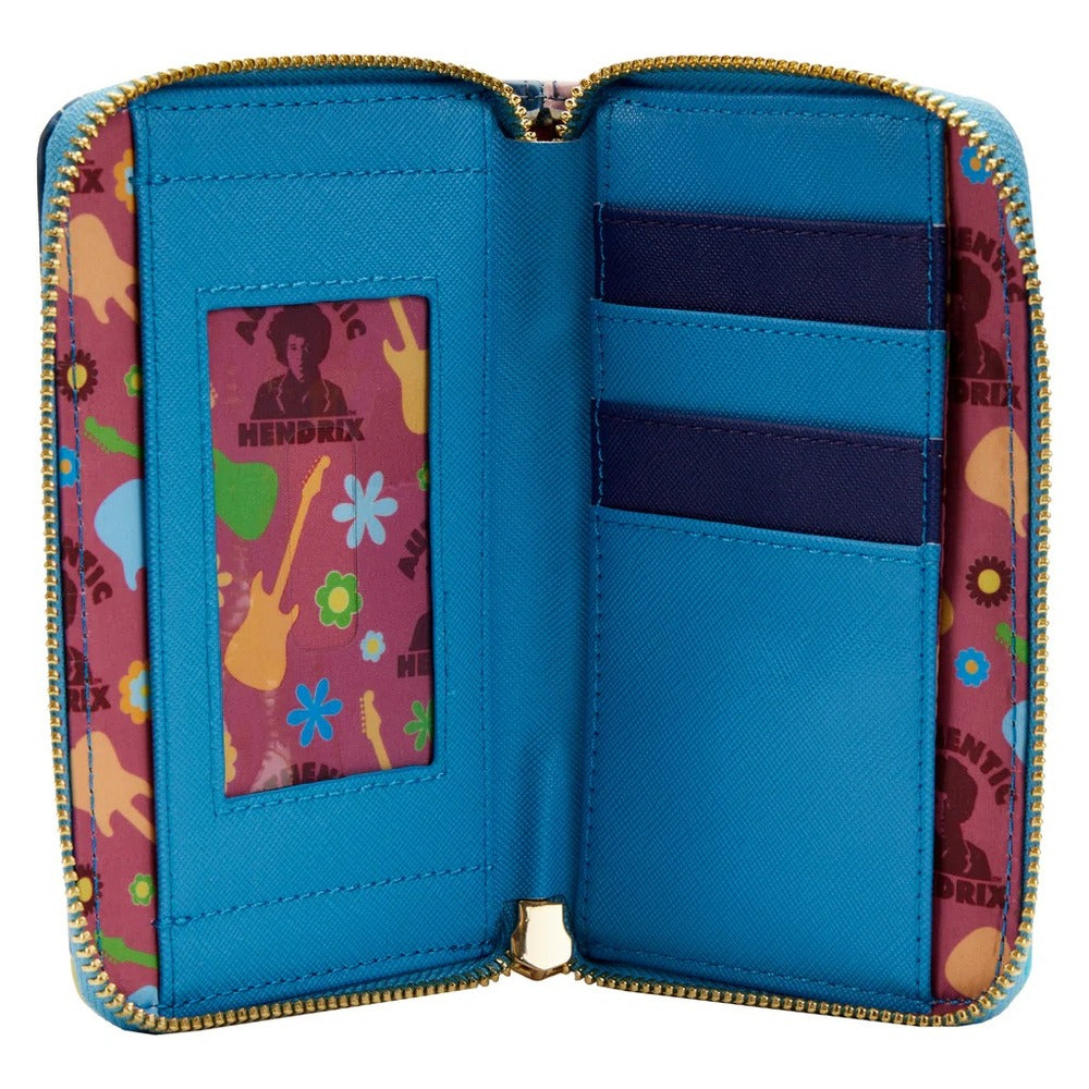 Loungefly Jimi Hendrix - Psychadelic Landscape Glow Wallet