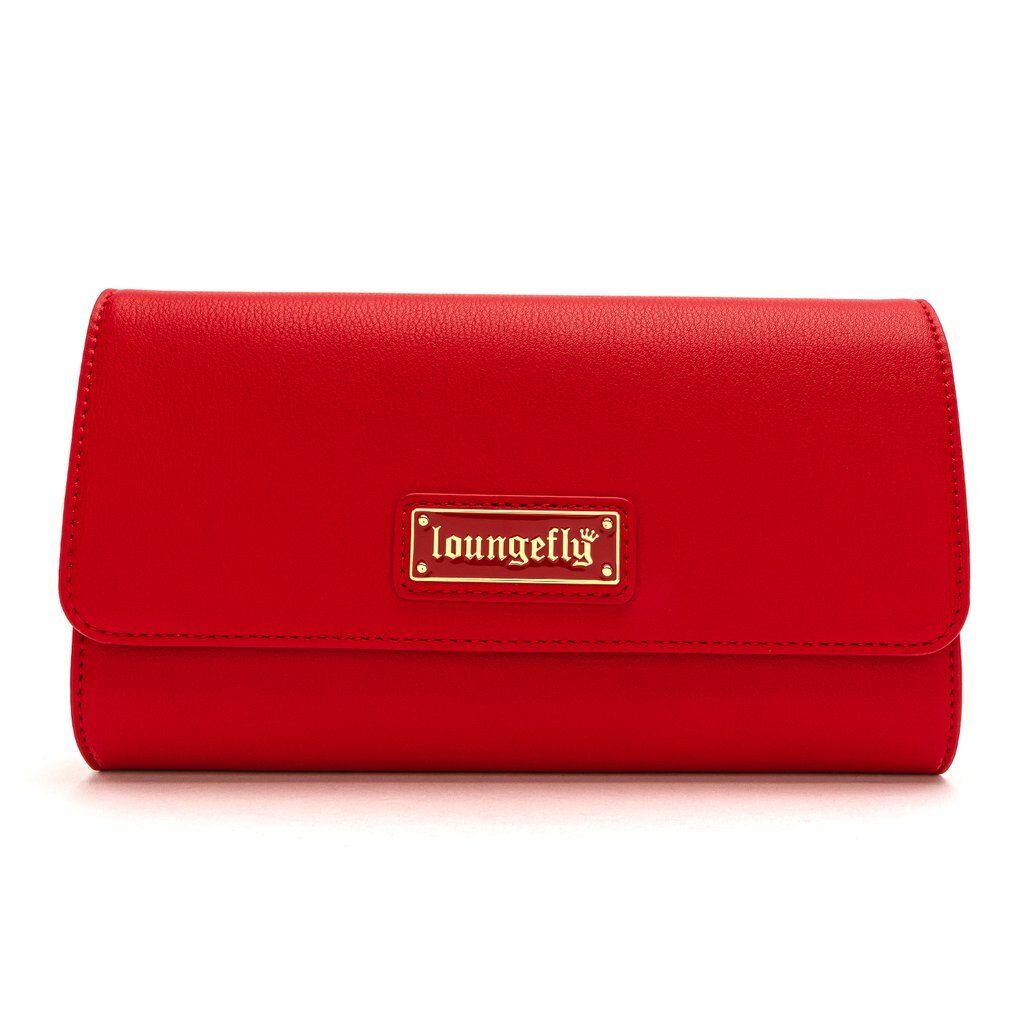 Loungefly Red Pin Trader Double Crossbody Bag