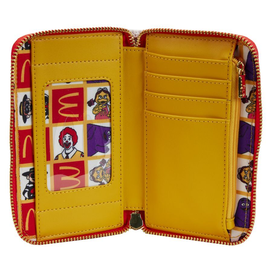 Loungefly McDonald's - Ronald  McDonald and Friends Zip Around Wallet
